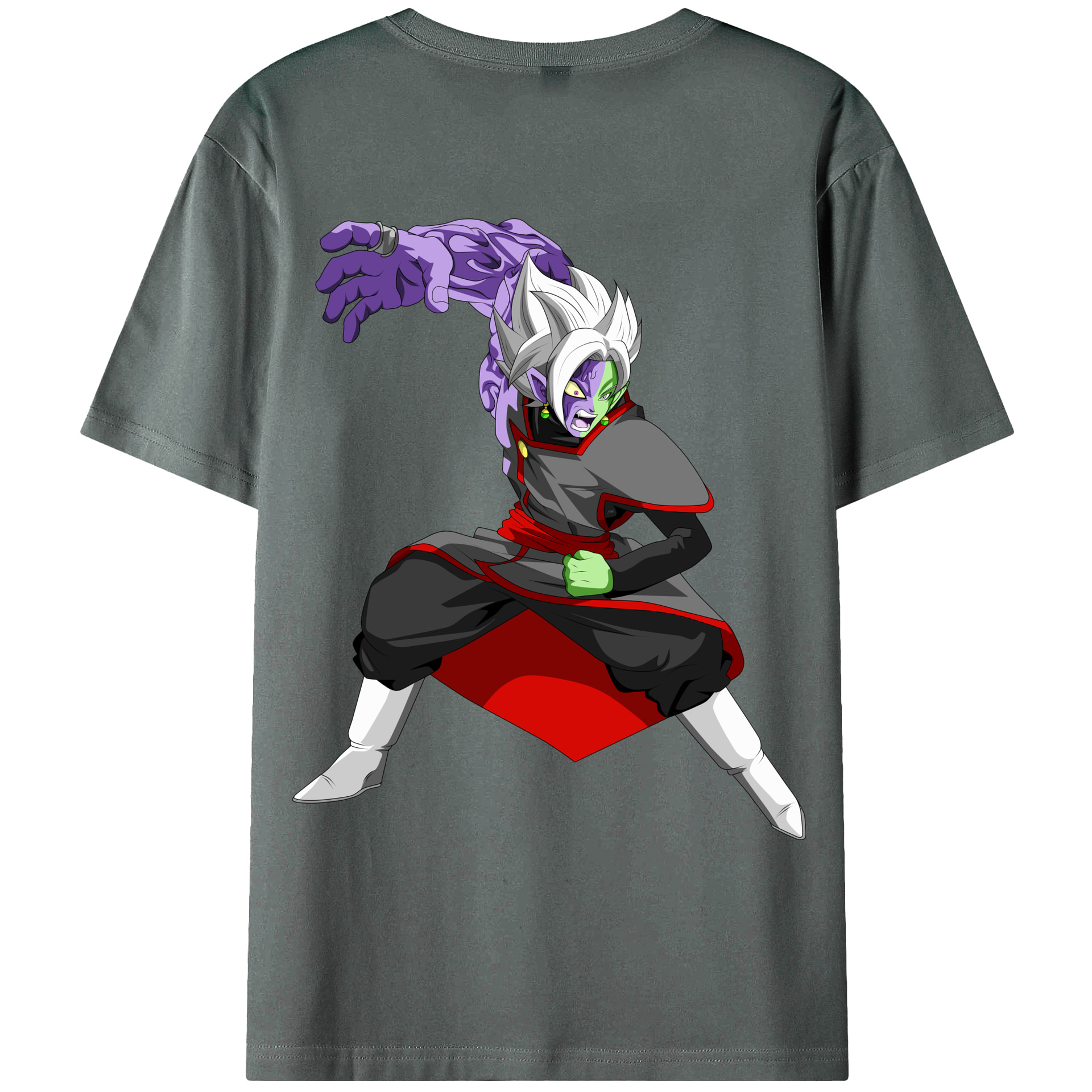 （画像用） ドラゴンボール ベジット DRAGON BALL Vegetto 綿100％ メンズ半袖Tシャツ（バックプリント） 通気性
